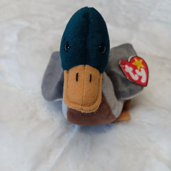 Ty Beanie Baby "Jake" the mallard duck 1997 with tags - Picture 2 of 9